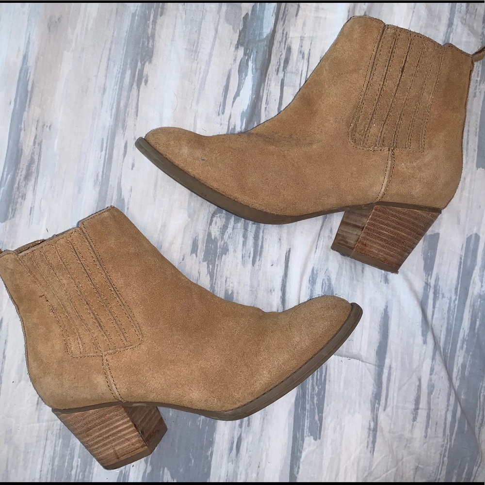Beige Booties